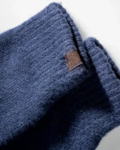 Handschoenen wol blauw