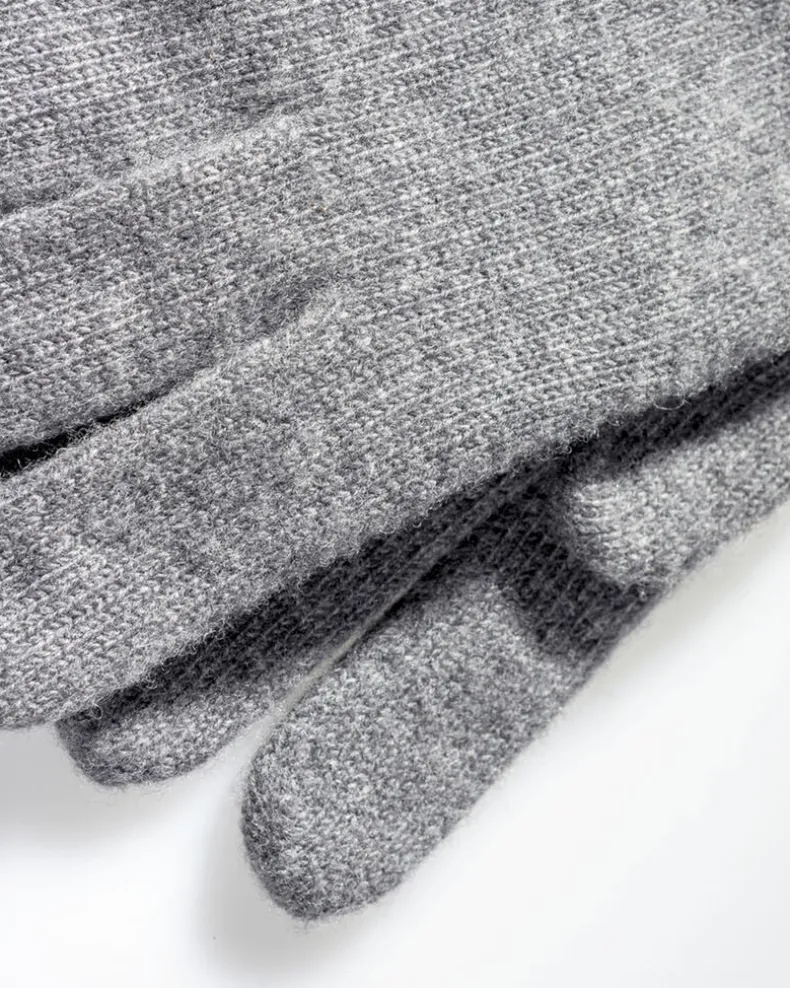 Handschoenen wol grijs