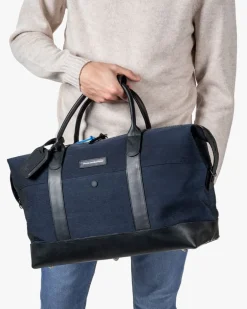 Overnight textiel blauw