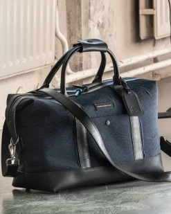 Overnight textiel blauw